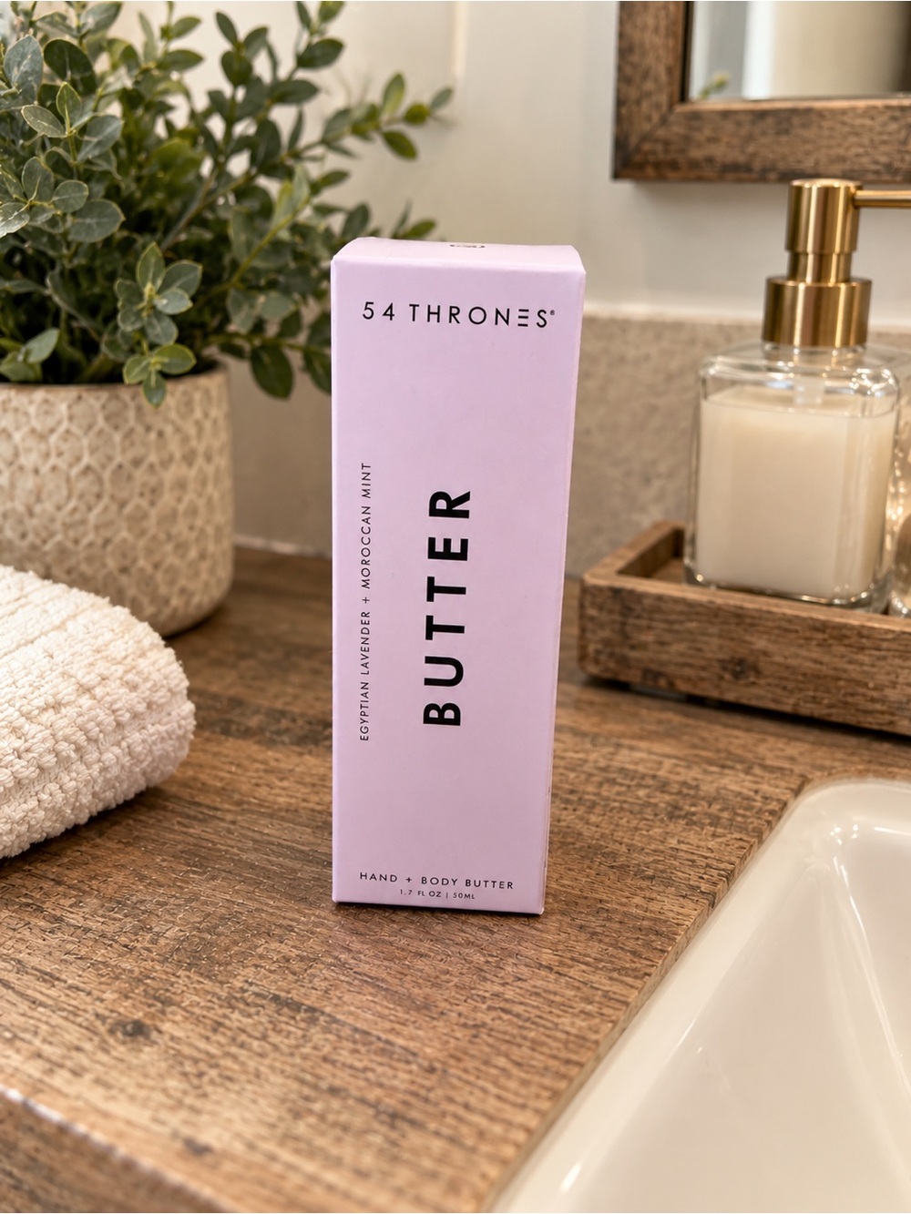 54 Thrones Hand & Body Butter - Hydrating Moisturizer in Lavender Mint
